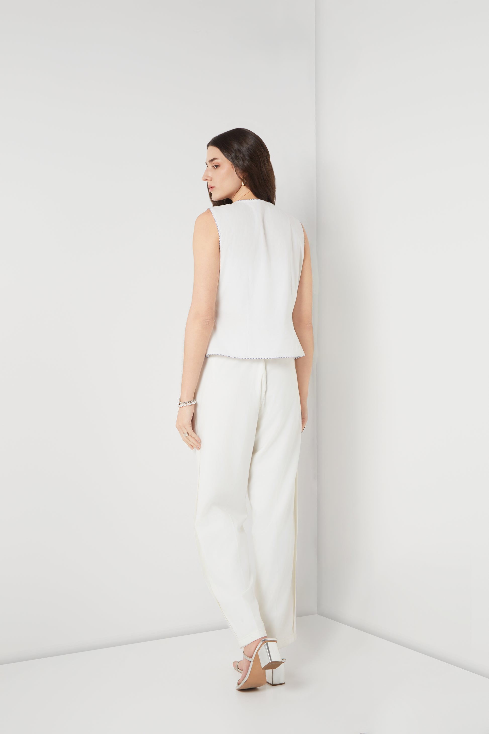 Handcrafted Tie-up Vest