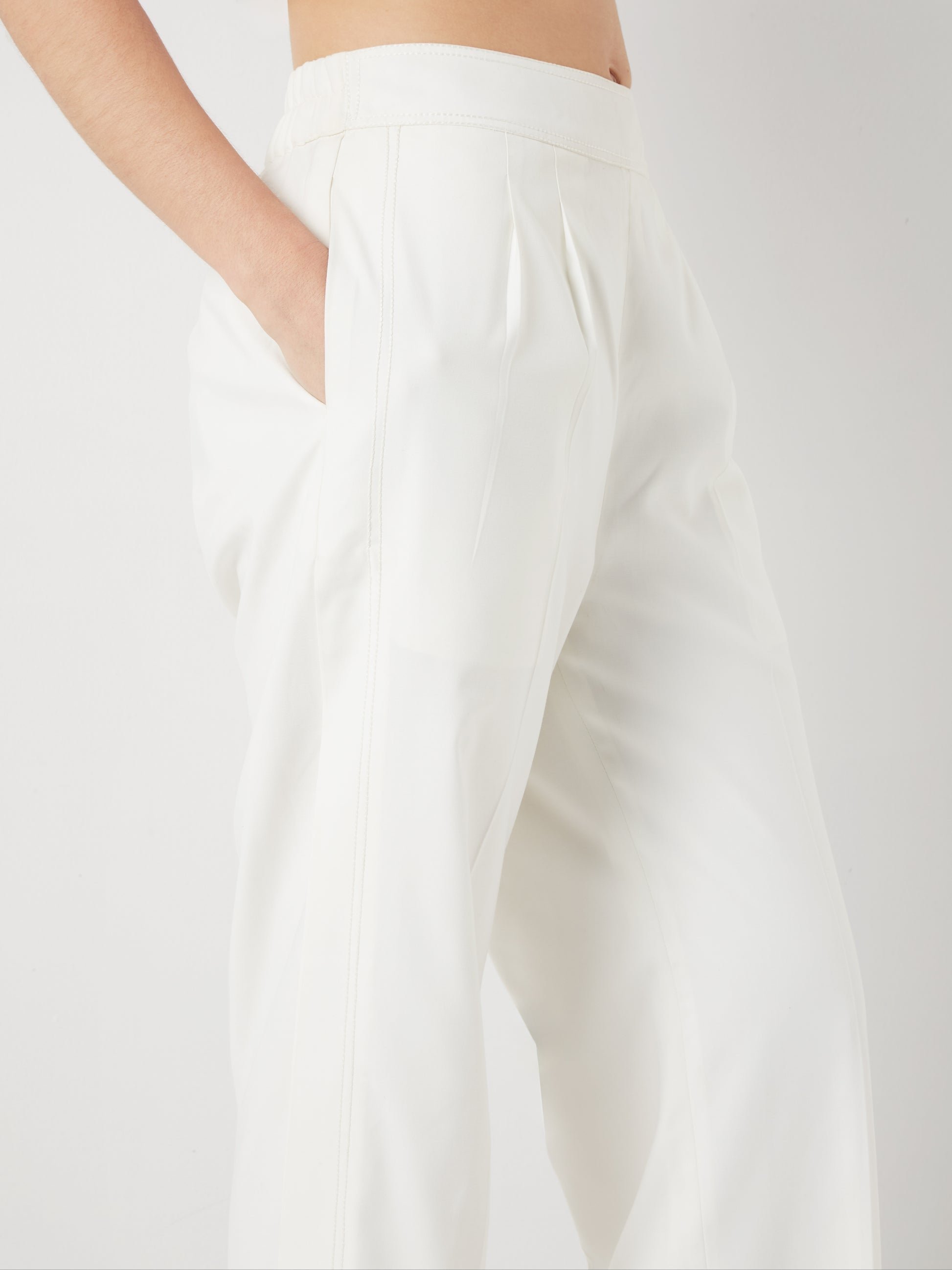 Relaxed Twill Trousers