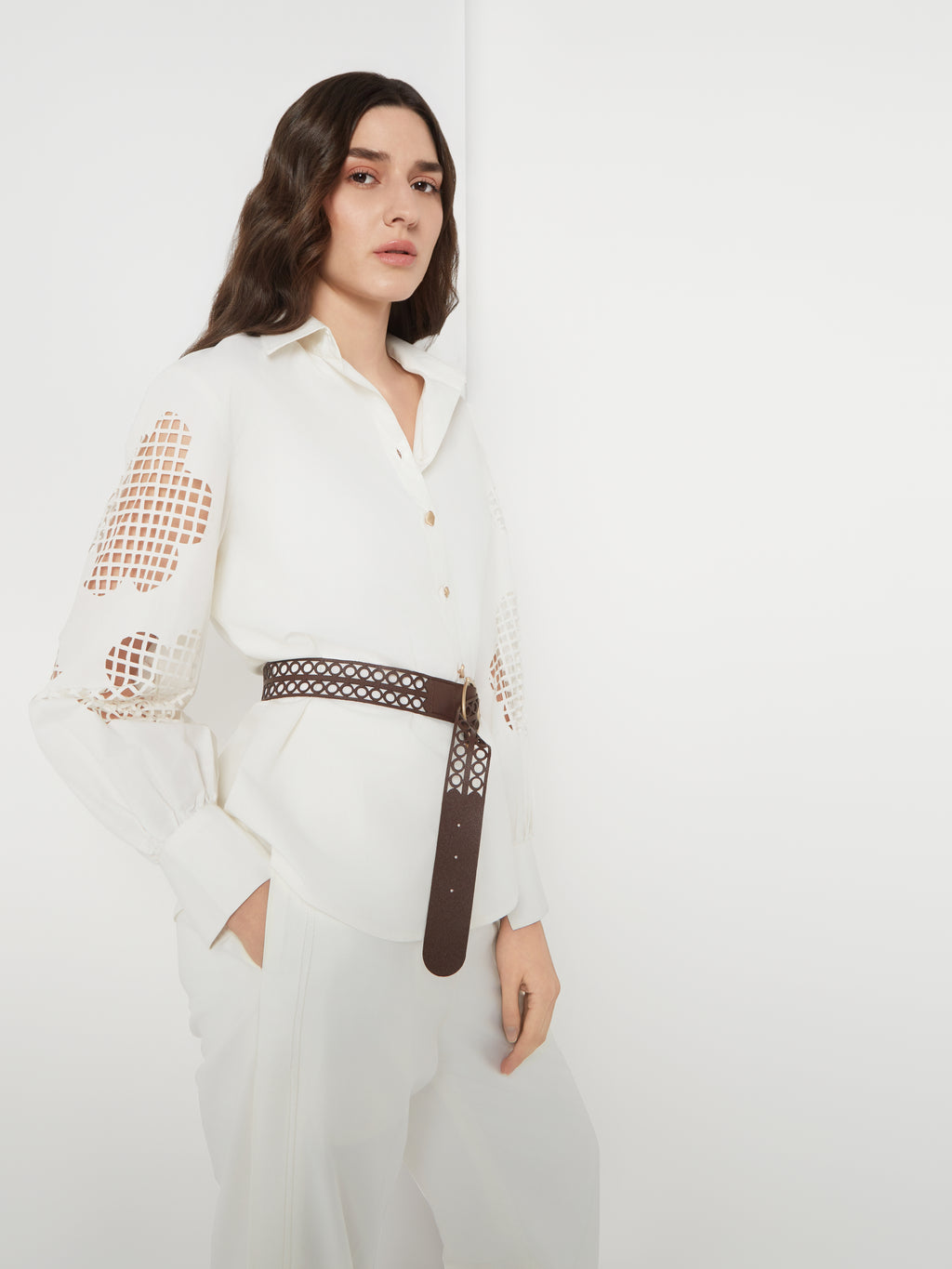 The Cream Cutwork Shirt