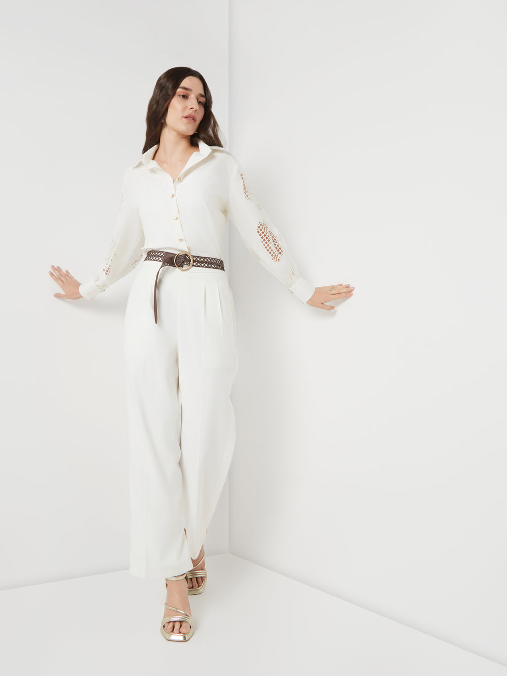 The Cream Cutwork Shirt