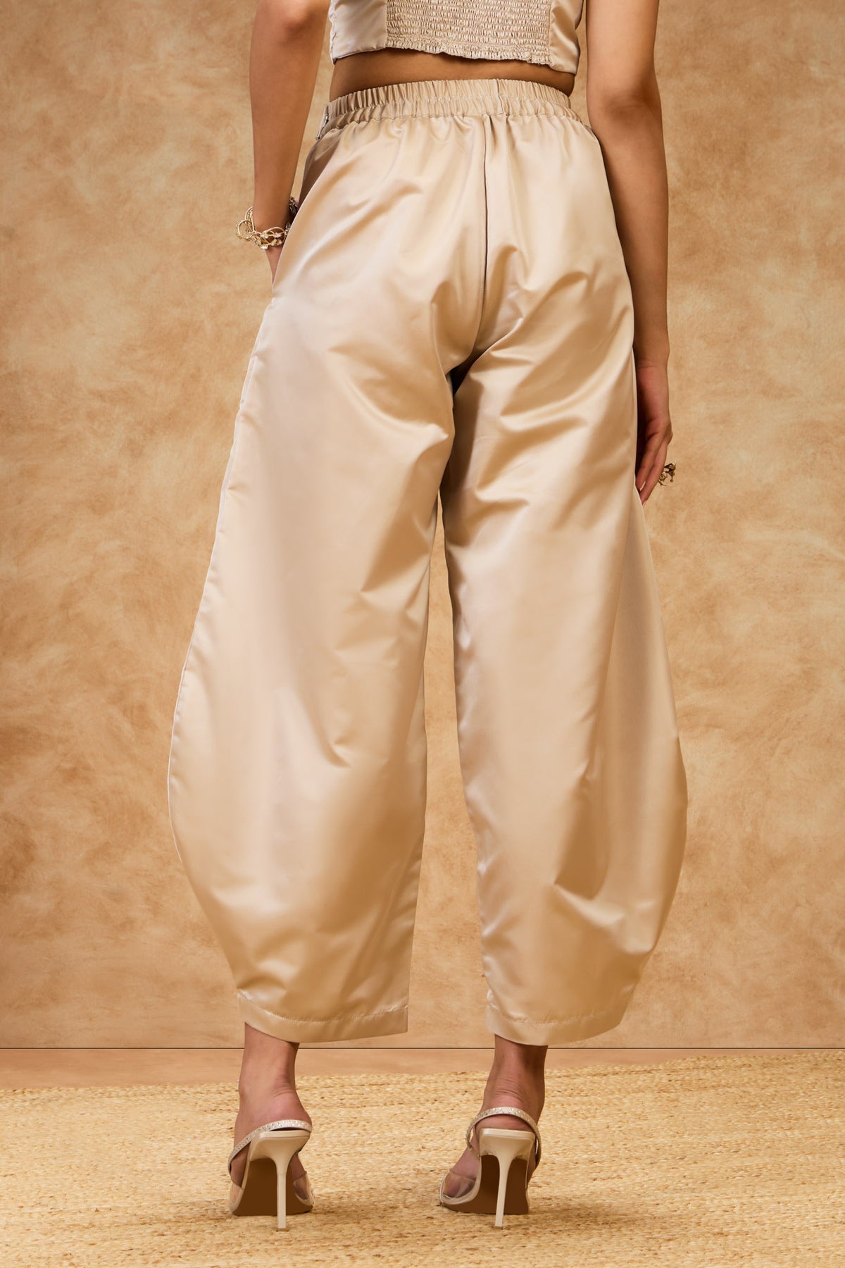 Rose Gold Barrel Pants