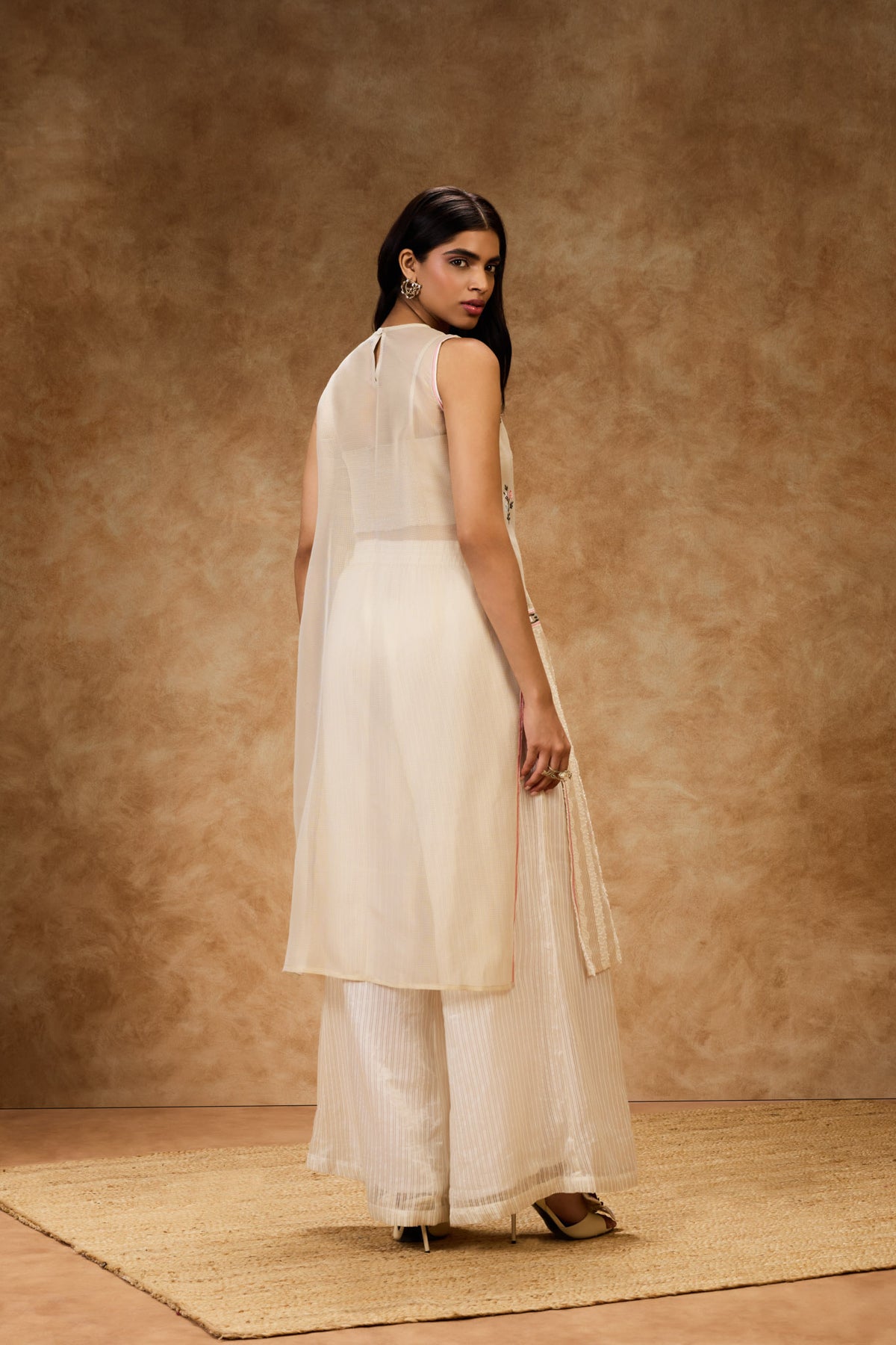 Gold Threadwork Dress