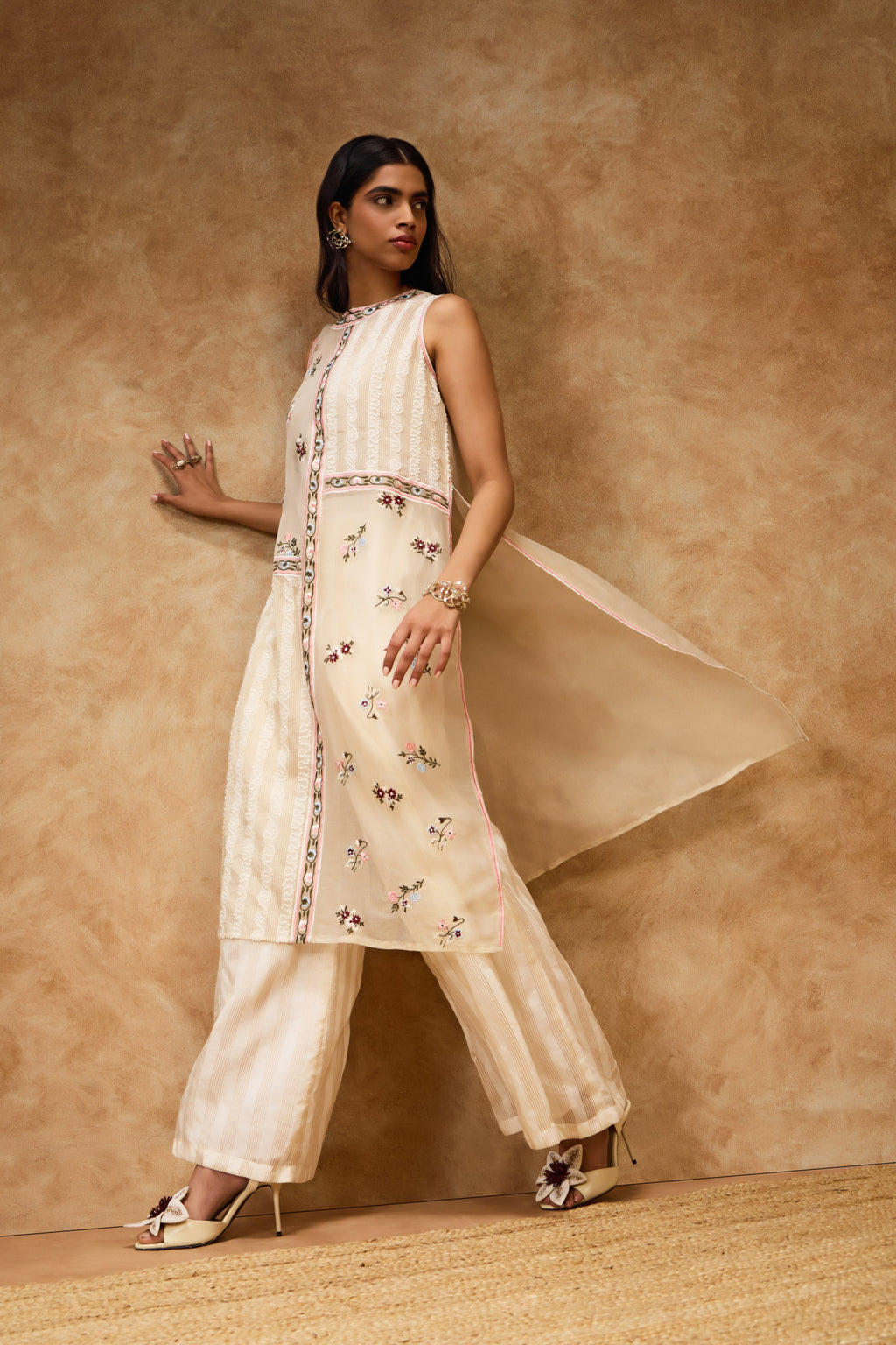 Gold Threadwork Dress