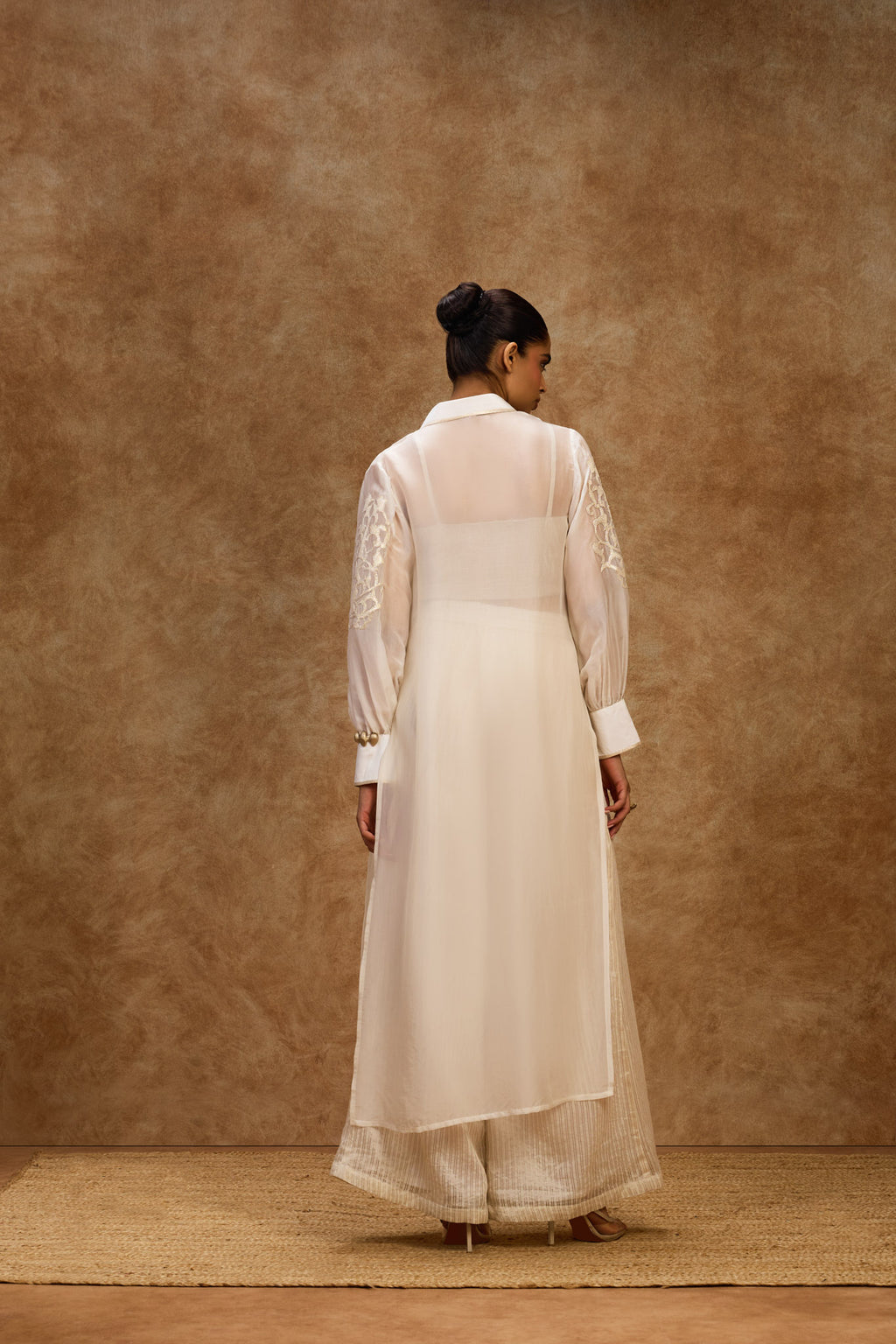 Pearl Artcut Shirt Dress