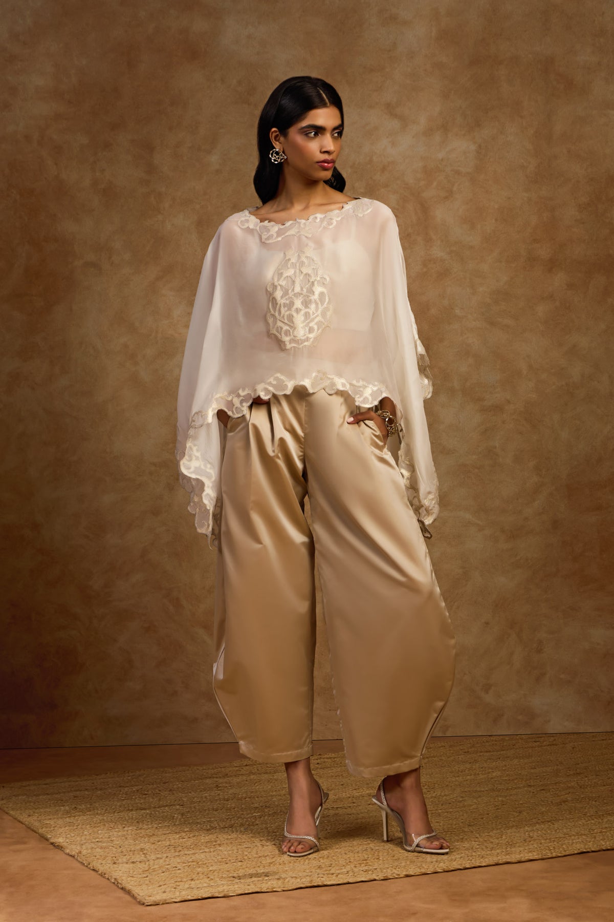 Rose Gold Barrel Pants