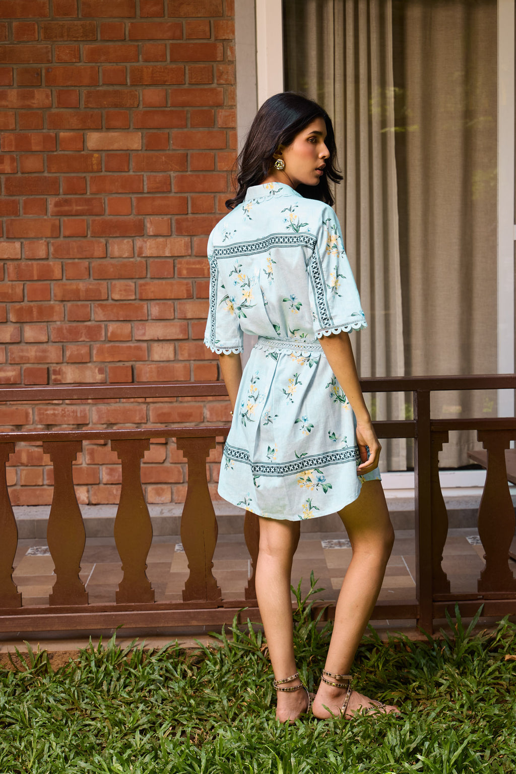 Ciel Floral Shirt Dress
