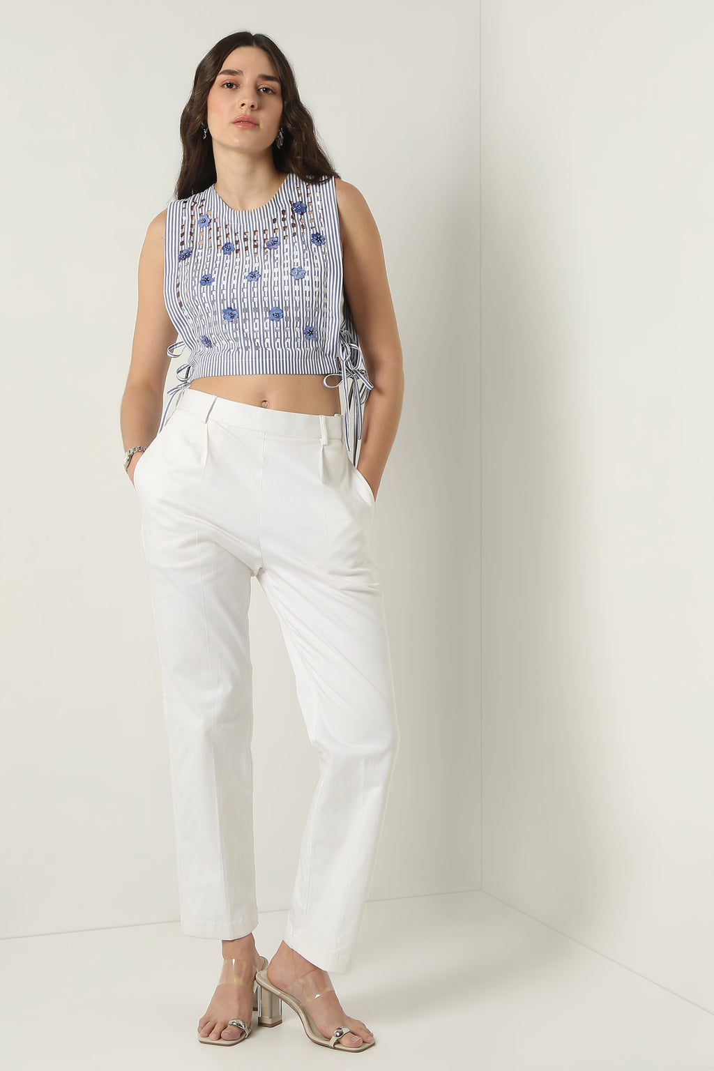 The White Tailored Trouser