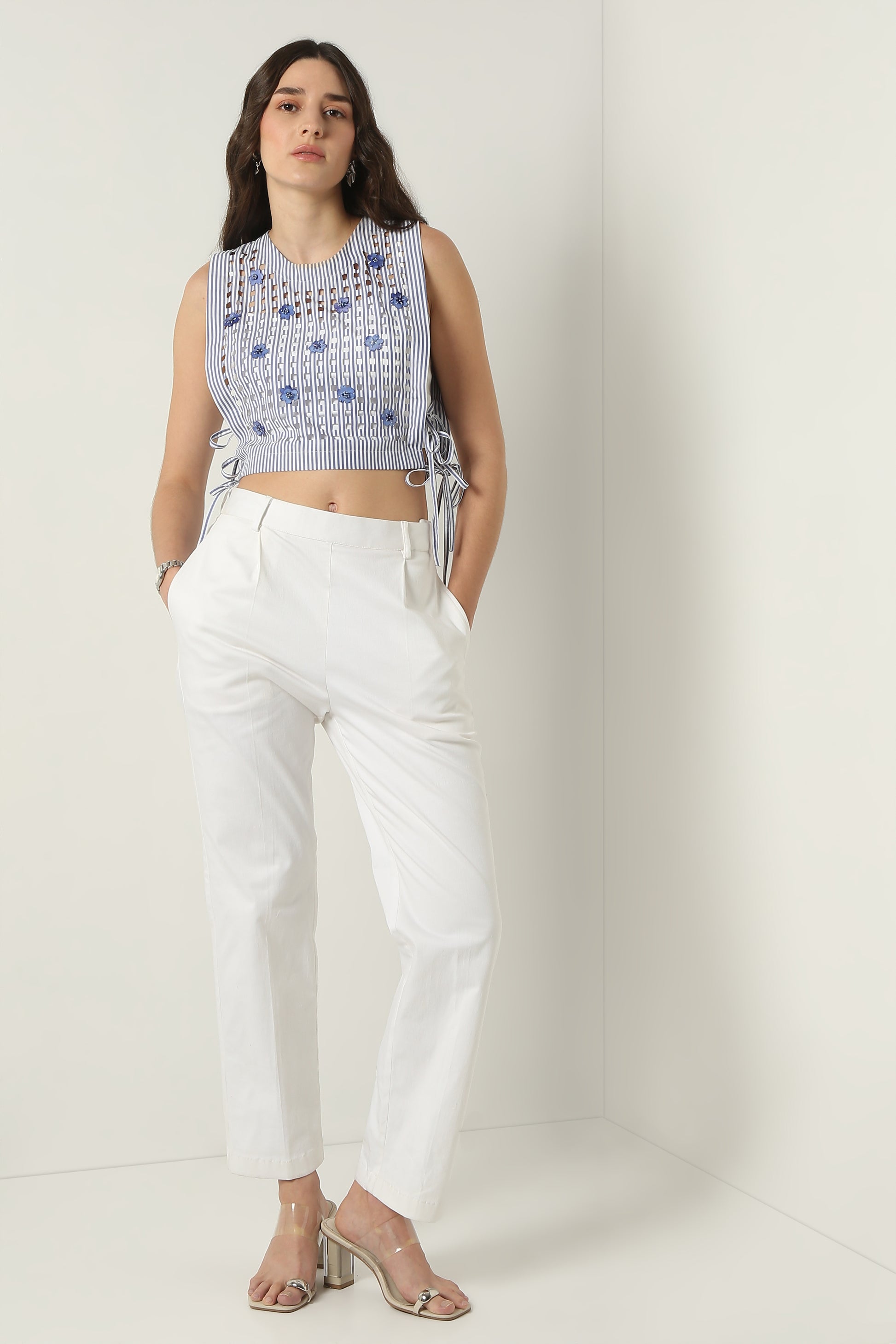 The White Tailored Trouser