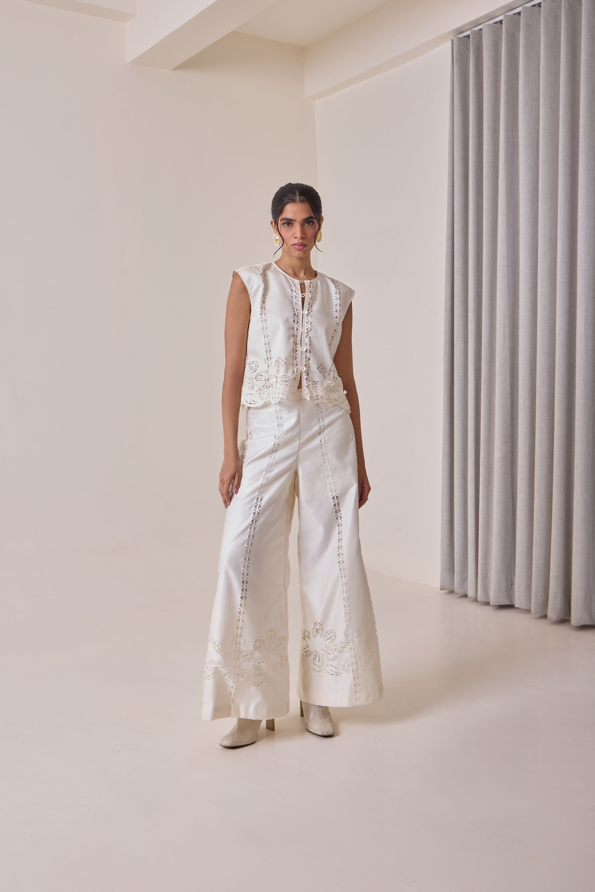 Pearl Cut-Work Jacket