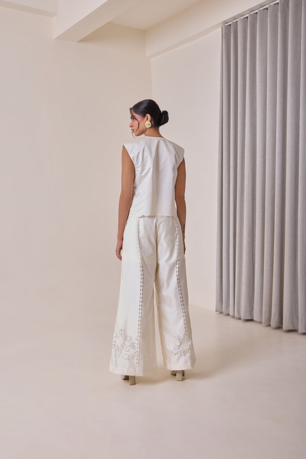 Pearl Cut-Work Jacket