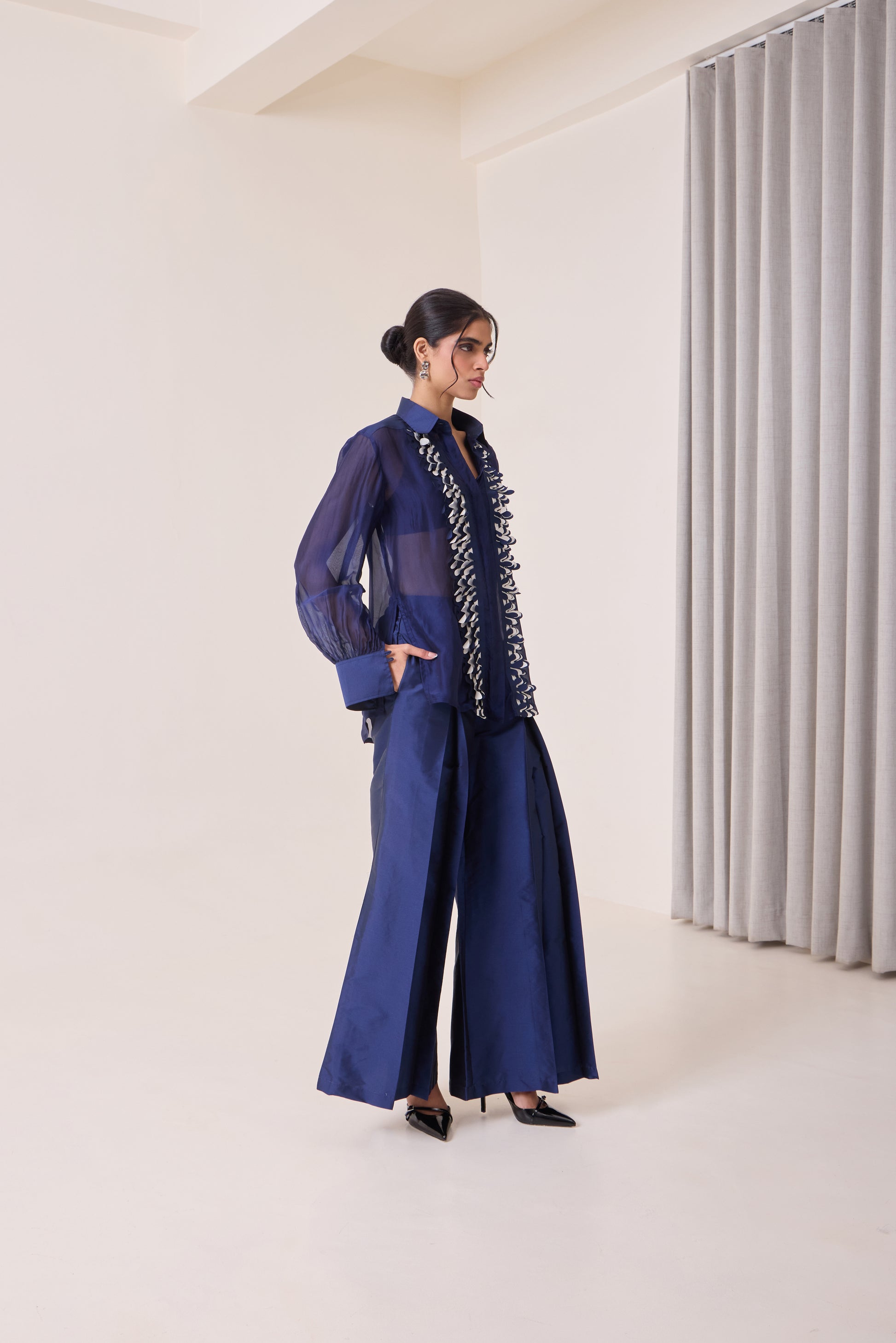 Midnight Art-Cut Shirt