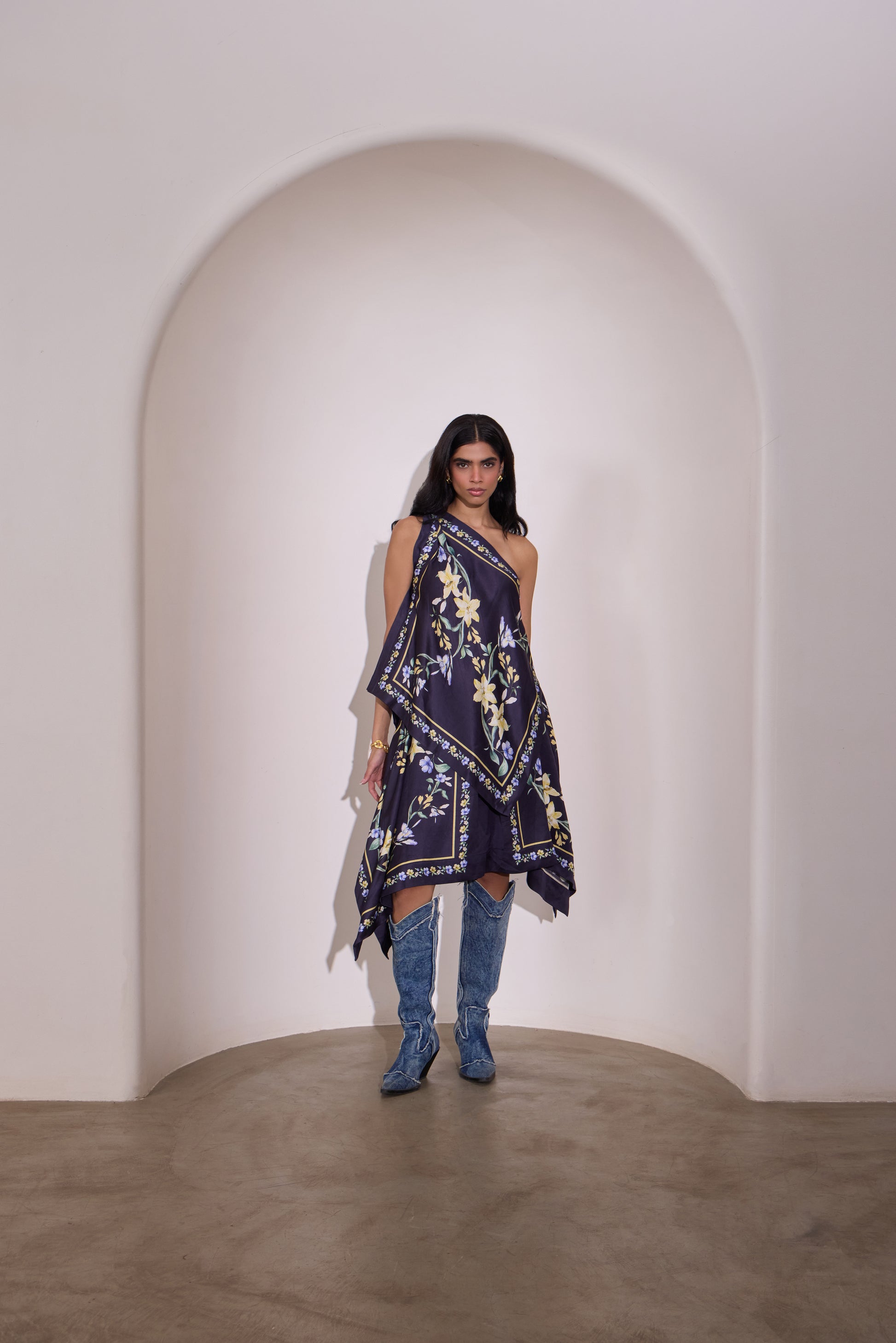 Fleur Archive One Shoulder Top