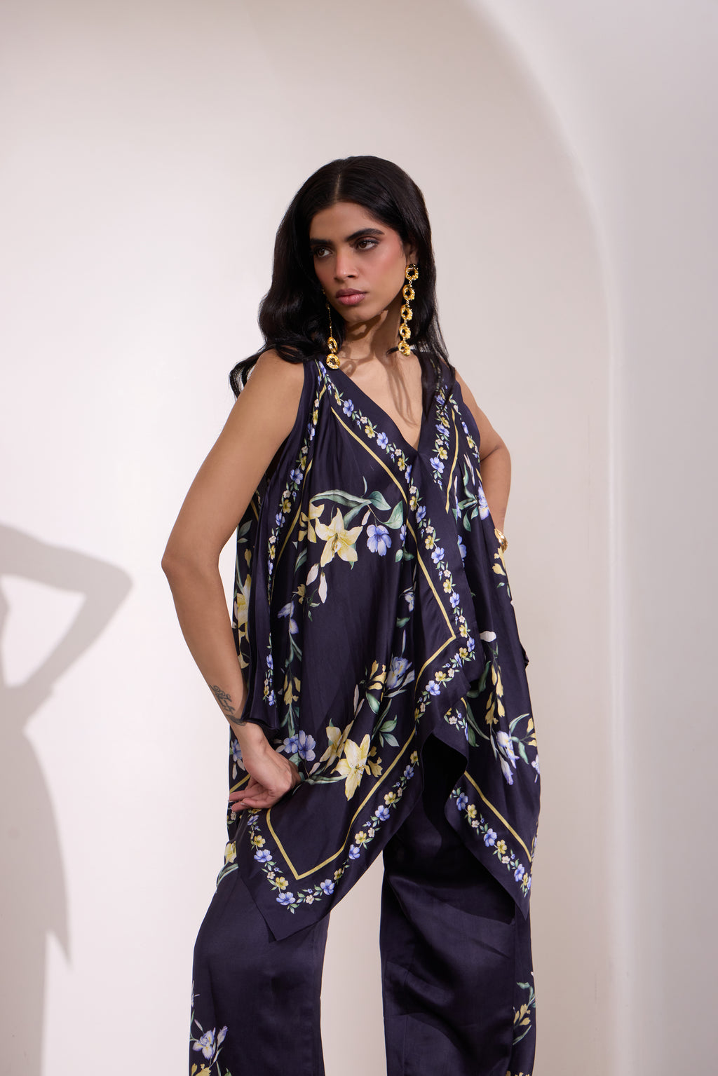 Fleur Archive Scarf Top